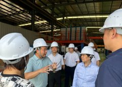 熱烈歡迎新余市水利局局長謝海峰一行領(lǐng)導(dǎo)蒞臨我司參觀指導(dǎo)！