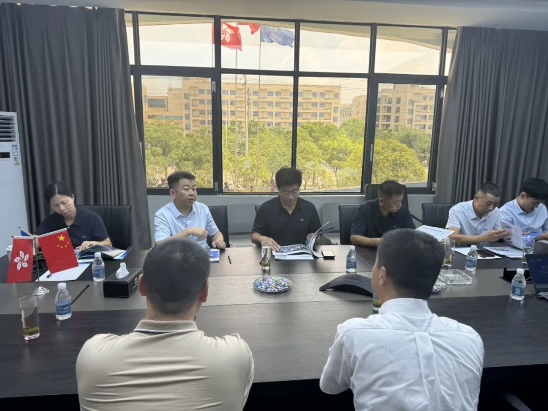 歡迎懷化沅辰水務范總一行蒞臨我司參觀指導！